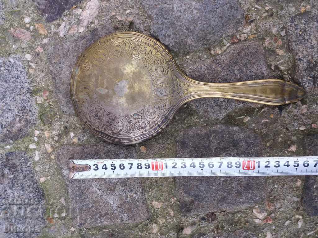 Auction  OLD BRONZE MIRROR