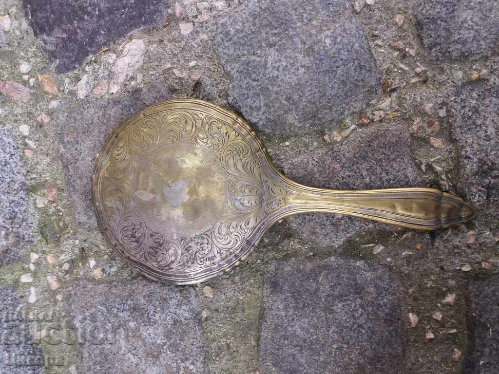 OLD BRONZE MIRROR - 5