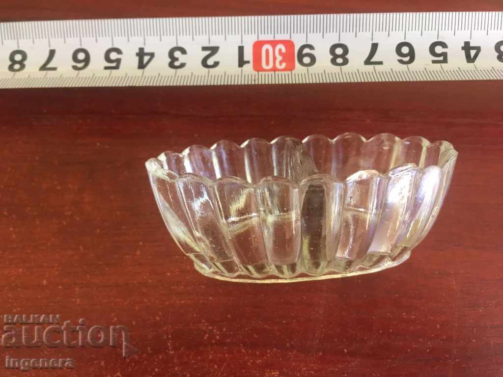 SOCIETER SUNFLOWER GLASS RELIEF THICK WITH TWO SOCKETS with price 3.00 BGN | € 1.53