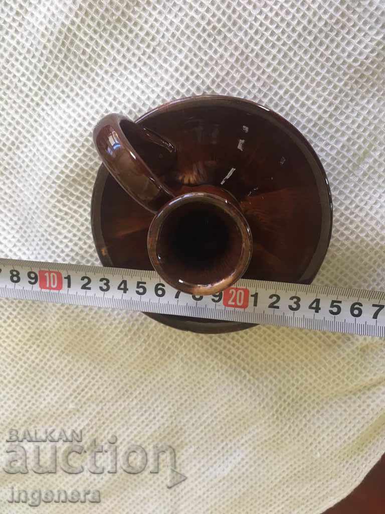 CERAMIC CANDLESTIC UNUSED with price 3.00 BGN | € 1.53 CERAMIC CANDLESTIC UNUSED with price 3.00 BGN | € 1.53