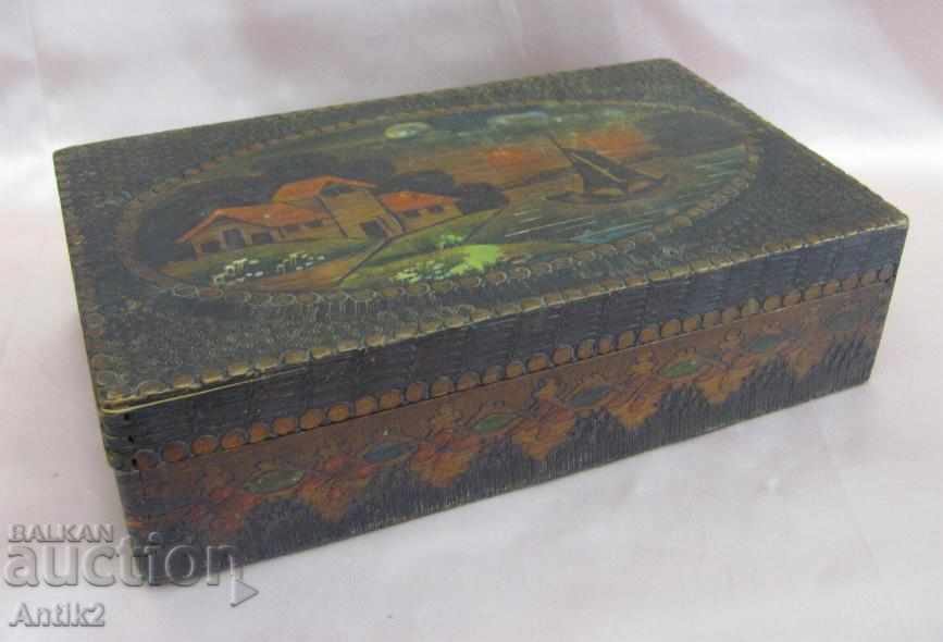 Antique Wooden Box with price 140.00 BGN | € 71.58 Antique Wooden Box with price 140.00 BGN | € 71.58