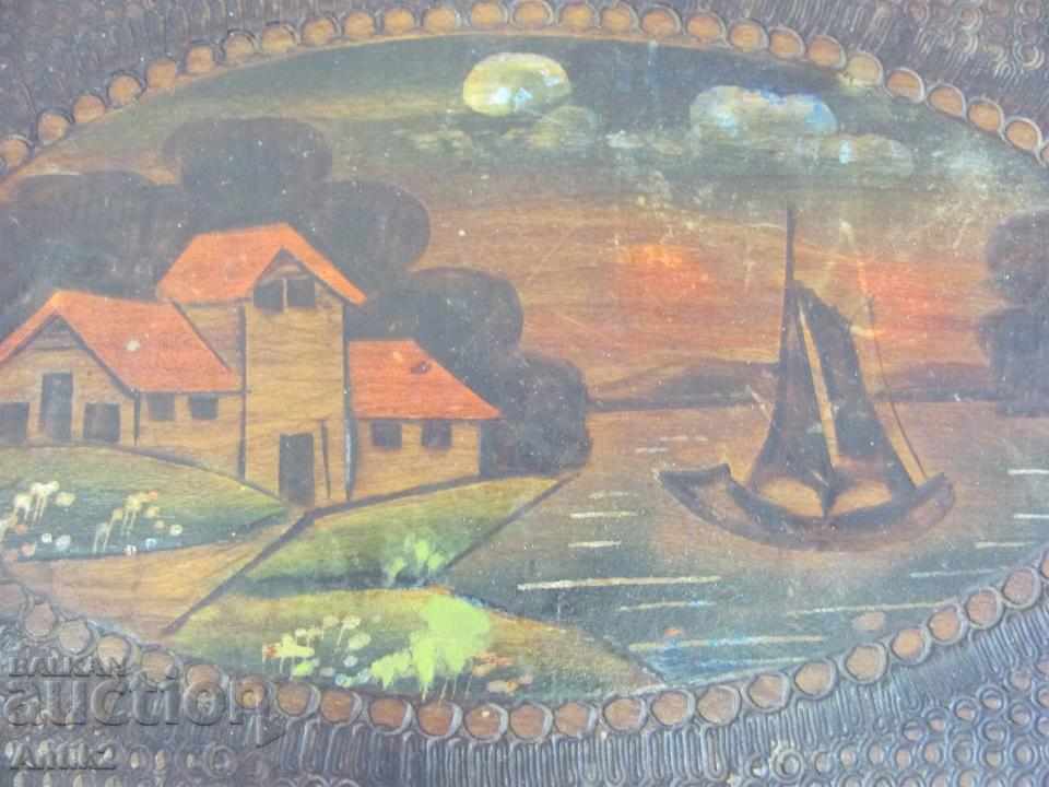 Antique Wooden Box - 5 Antique Wooden Box - 5