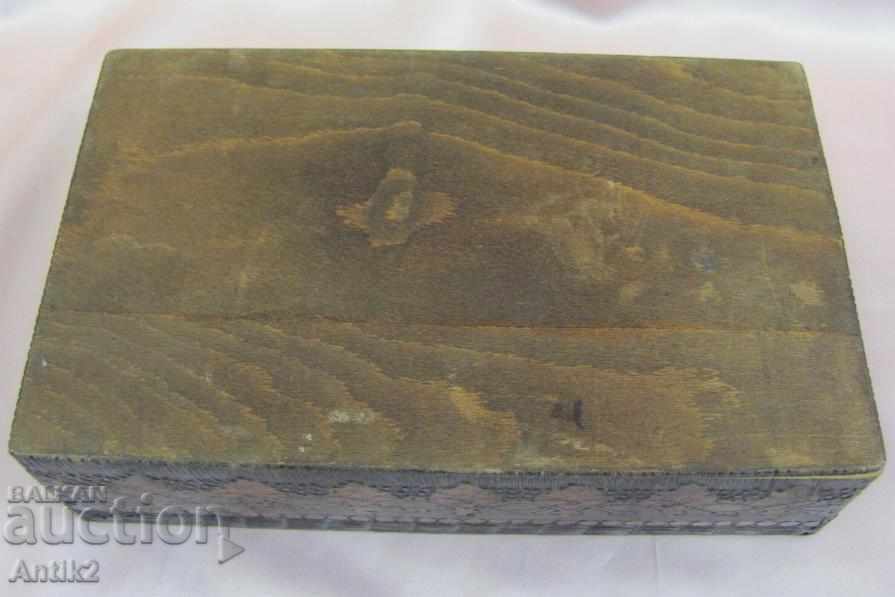 Antique Wooden Box - 7 Antique Wooden Box - 7