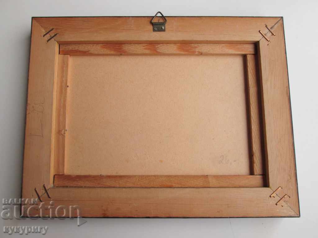 Old Little German Painting Lithograph "Landscape from Germany" - 7 Old Little German Painting Lithograph "Landscape from Germany" - 7