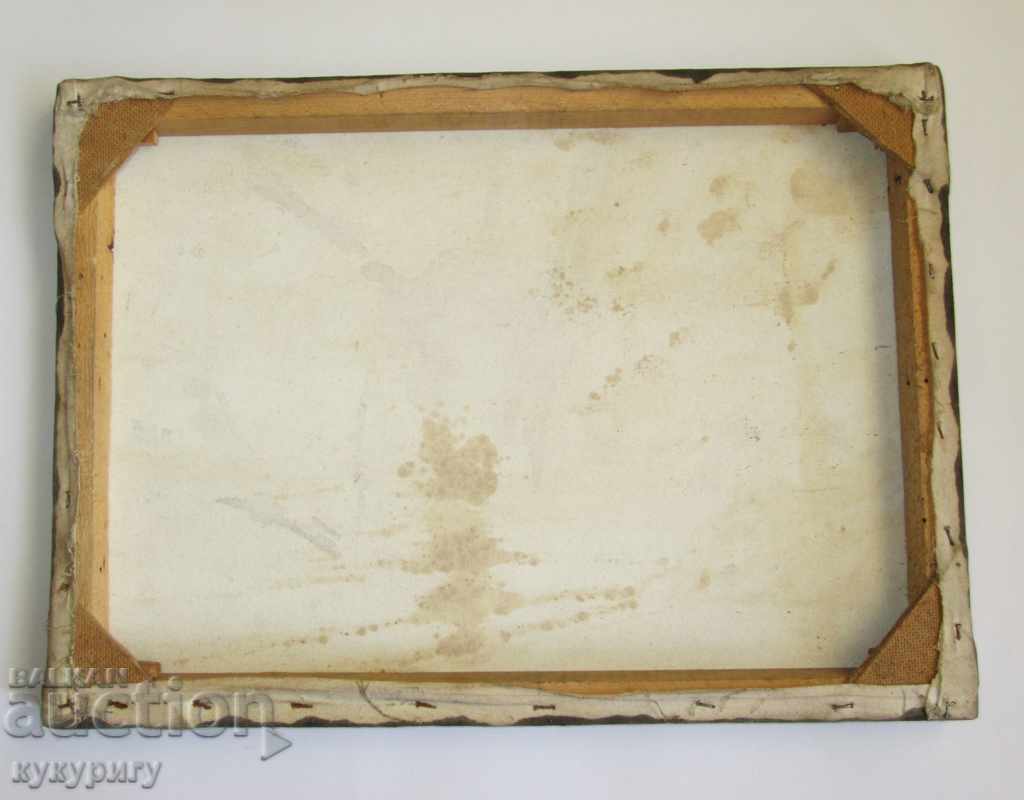 Old painting Night Sea Landscape oil on canvas - 6 Old painting Night Sea Landscape oil on canvas - 6