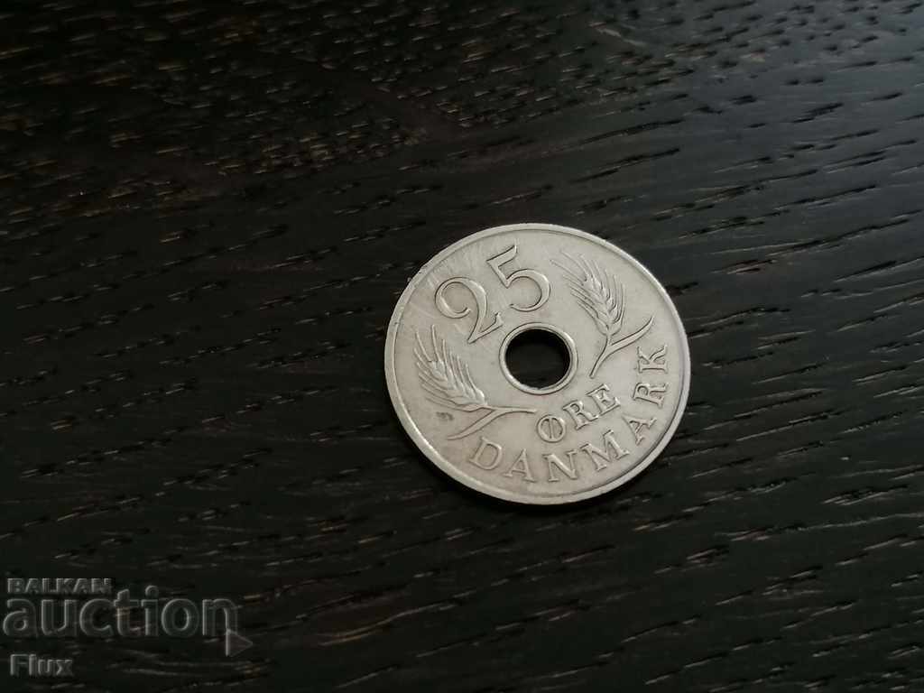 Coin - Denmark - 25 p 1968