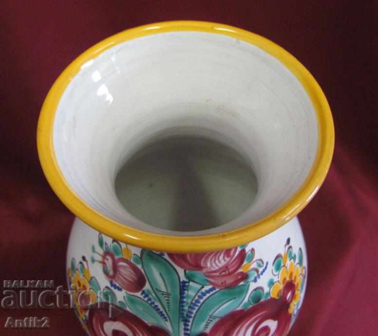 Old Majolica Vase Czechoslovakia - 6 Old Majolica Vase Czechoslovakia - 6