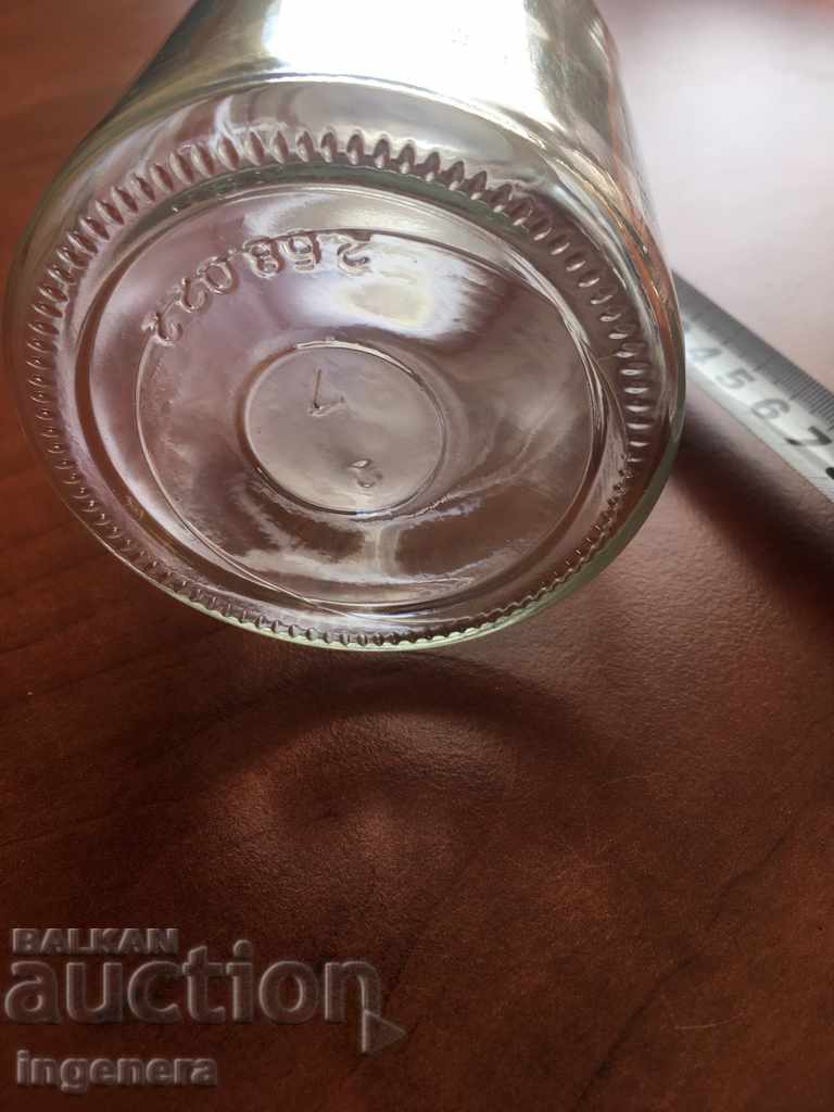 Auction  JAR GLASS GLASS STOPPER STOPPER