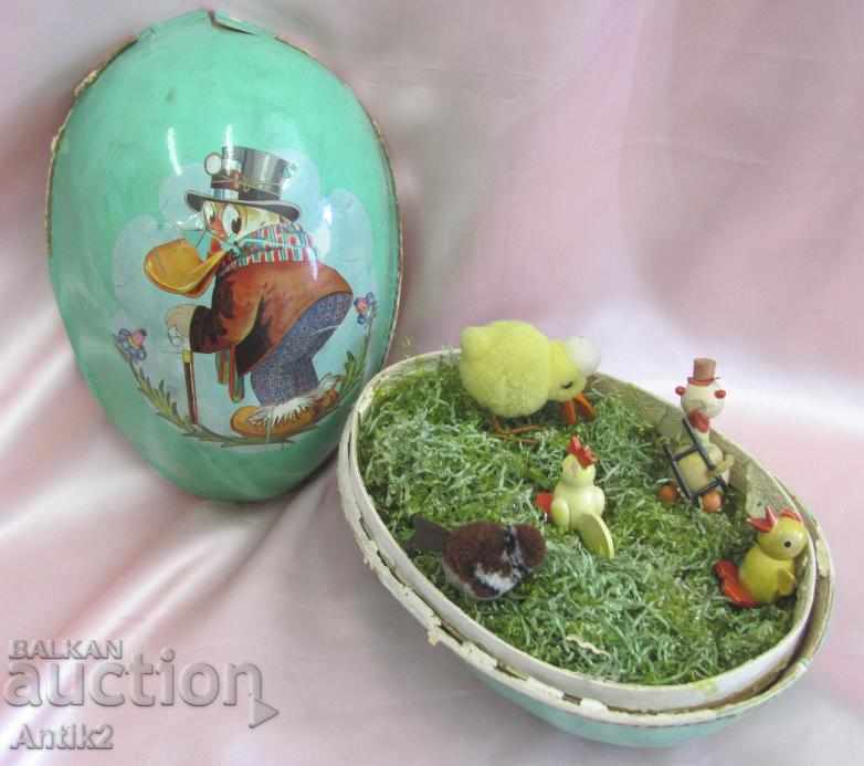 Auction Donald Duck-Disney's 40s Original Easter Egg Auction Donald Duck-Disney's 40s Original Easter Egg