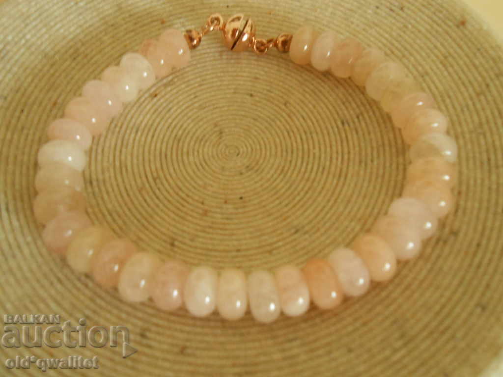 BRACELET and NECKLACE with pink MORGANITE, Silver 925 with gold plating with price 797.00 BGN | € 407.50 BRACELET and NECKLACE with pink MORGANITE, Silver 925 with gold plating with price 797.00 BGN | € 407.50