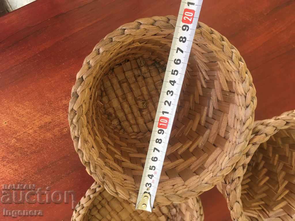 BASKET, BASKET PANER BASKET WICKEN - 3 PCS - 5 BASKET, BASKET PANER BASKET WICKEN - 3 PCS - 5