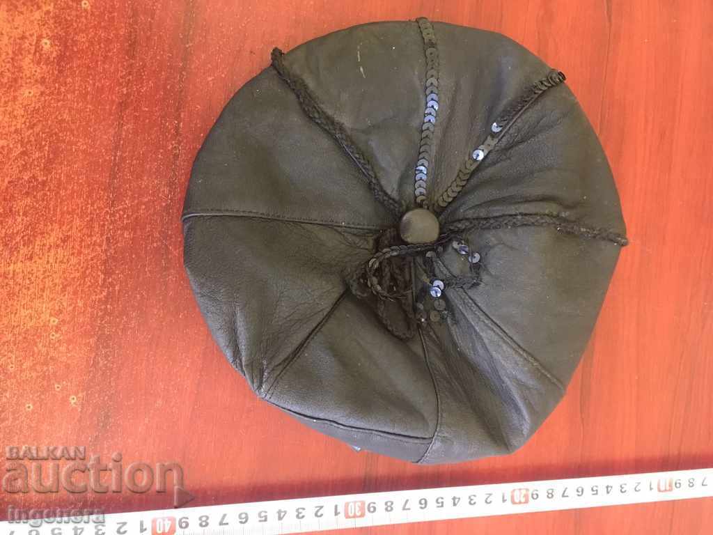 WOMEN'S LEATHER HAT CAP ECO-LEATHER WOMEN'S LEATHER HAT CAP ECO-LEATHER