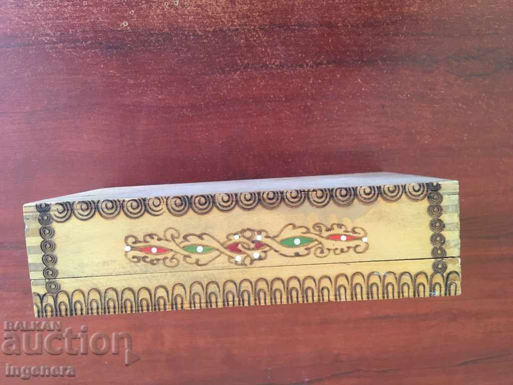 Auction BOX WOOD DRAWING OLD Auction BOX WOOD DRAWING OLD