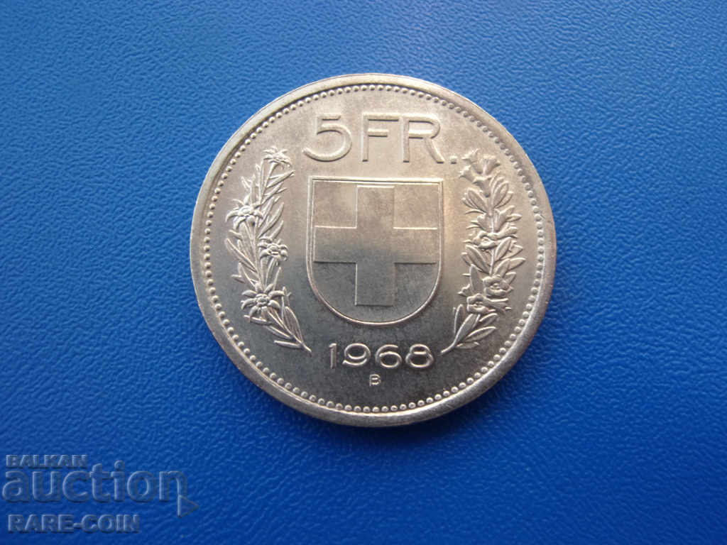 VI (65) Switzerland 5 Franco 1968 with price € 7.67 | 15.00 BGN VI (65) Switzerland 5 Franco 1968 with price € 7.67 | 15.00 BGN
