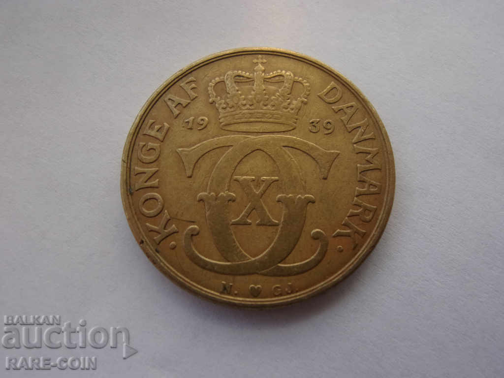 VI (68) Denmark 2 Crone 1939 with price € 10.23 | 20.01 BGN