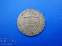 VI (95-3) England ½ Penny 1701