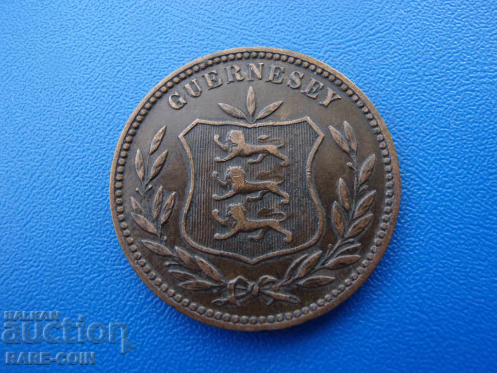 VI (98) Insula Guernsey 8 Double 1910 cu preț € 6.14 | 12.01 BGN