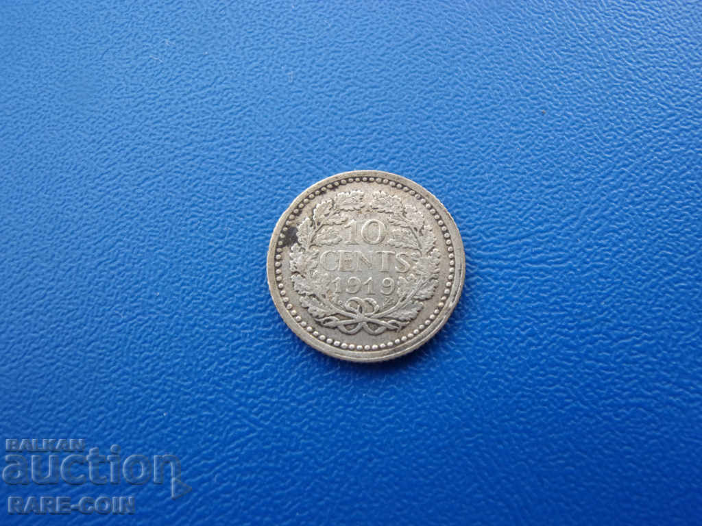 VI (111) Olanda 10 Cent 1919