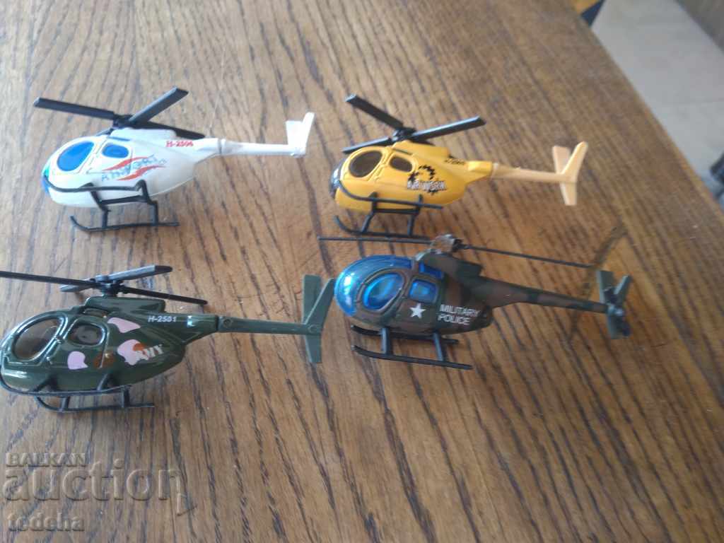 LOTS METAL HELICOPTERS - 5 LOTS METAL HELICOPTERS - 5