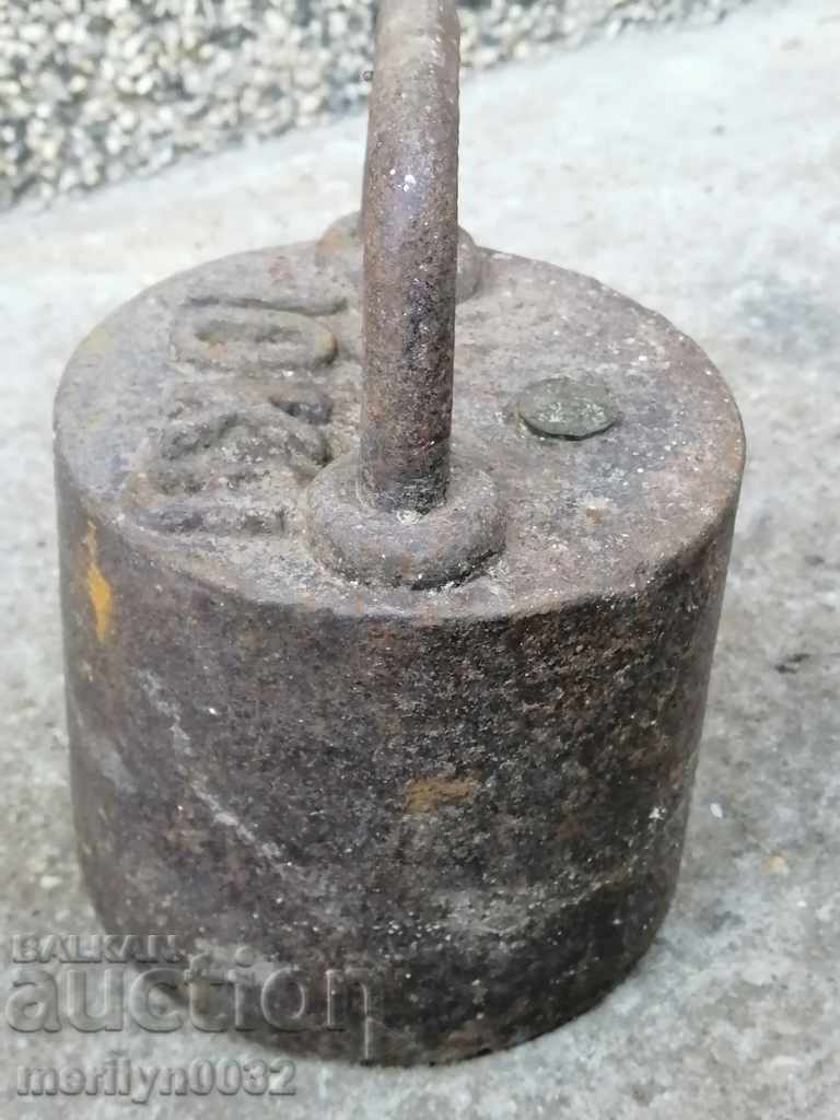 Licitație Cântare vechi, exage, greutate de control kilogram Licitație Cântare vechi, exage, greutate de control kilogram