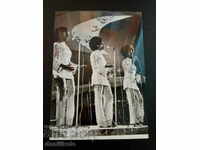 *$*Y*$* OLD PHOTO POSTCARD - FLIRTATION *$*Y*$*