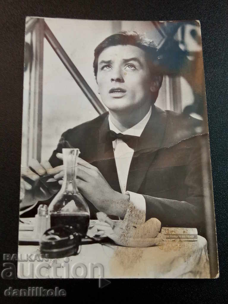 * $ * Y * $ * OLD PHOTO POSTCARD - ALEN DELON * $ * Y * $ * with price 1.99 BGN | € 1.02