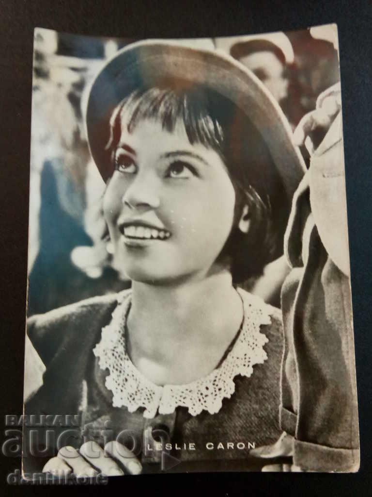 * $ * Y * $ * OLD POSTCARD - LESLIE KARON * $ * Y * $ * with price 0.99 BGN | € 0.51