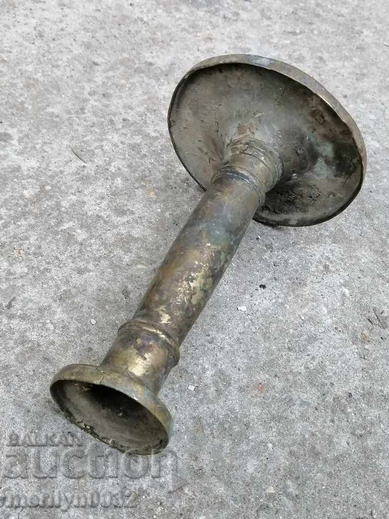 Auction Renaissance bronze candlestick candle Auction Renaissance bronze candlestick candle