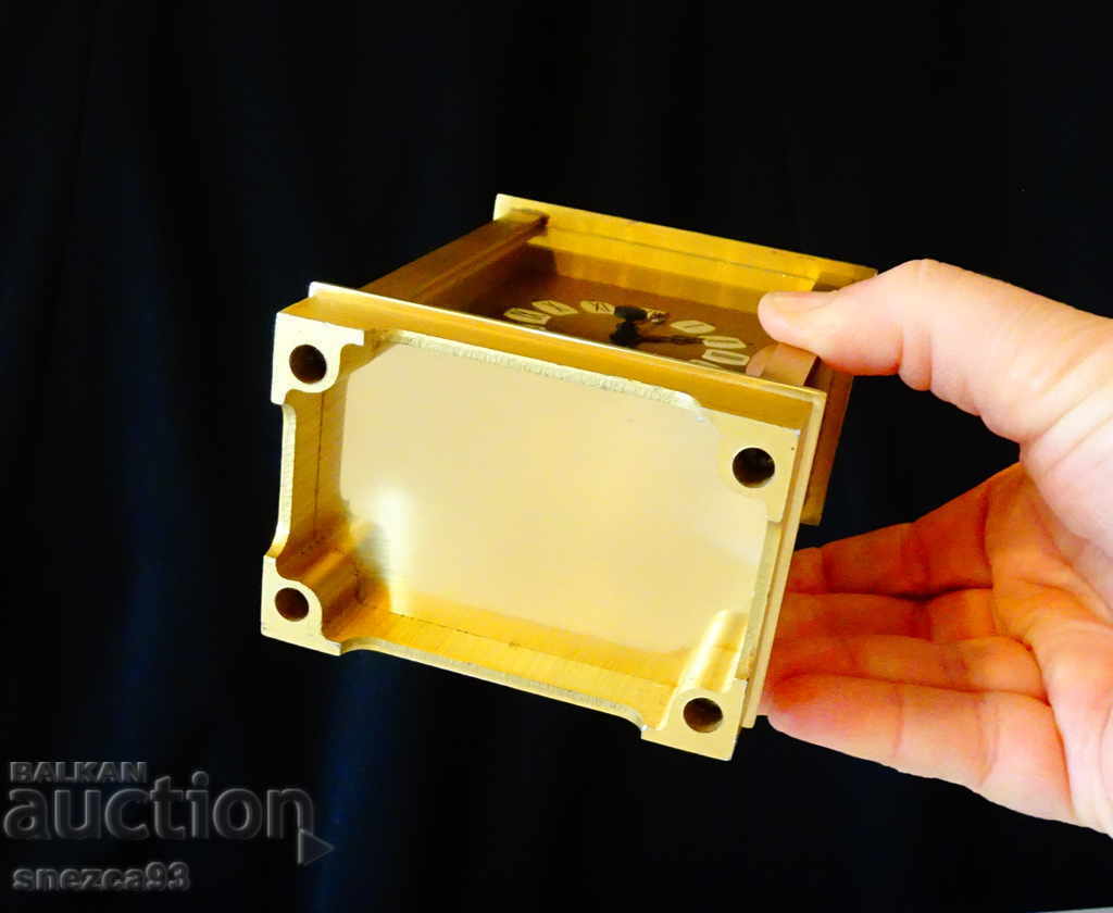 Бронзов настолен часовник,каретен часовник,перфектен. - 6 Бронзов настолен часовник,каретен часовник,перфектен. - 6