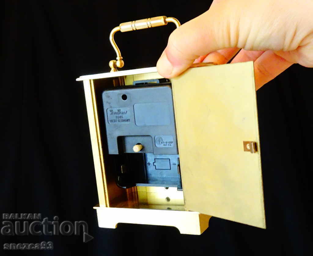 Бронзов настолен часовник,каретен часовник,перфектен. - 7 Бронзов настолен часовник,каретен часовник,перфектен. - 7