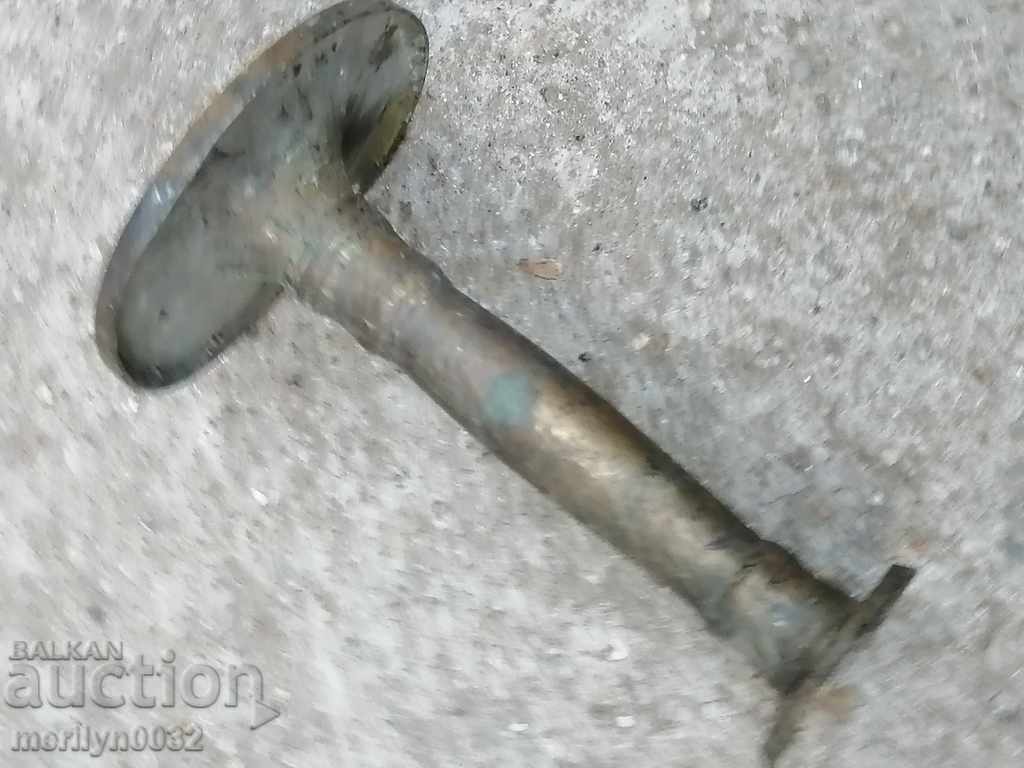 Renaissance bronze candlestick candle - 7