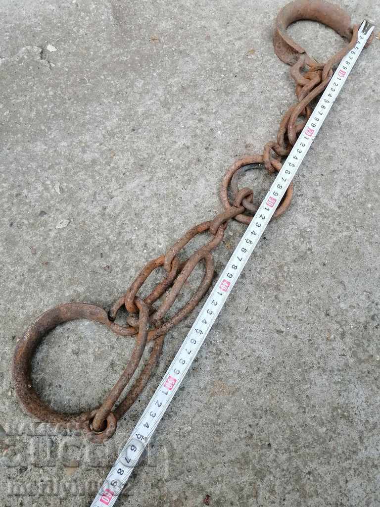 Shackles, fetters, shackles, handcuffs, chain, wrought iron - 5 Shackles, fetters, shackles, handcuffs, chain, wrought iron - 5