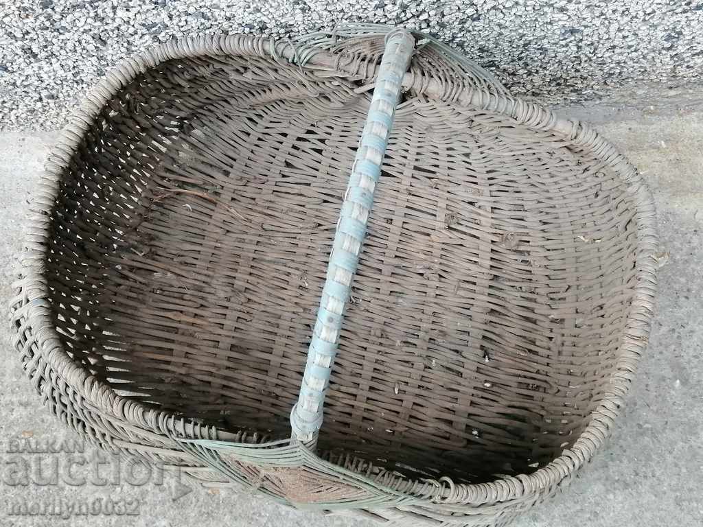 Old knit basket, wooden with price 43.00 BGN | € 21.99 Old knit basket, wooden with price 43.00 BGN | € 21.99