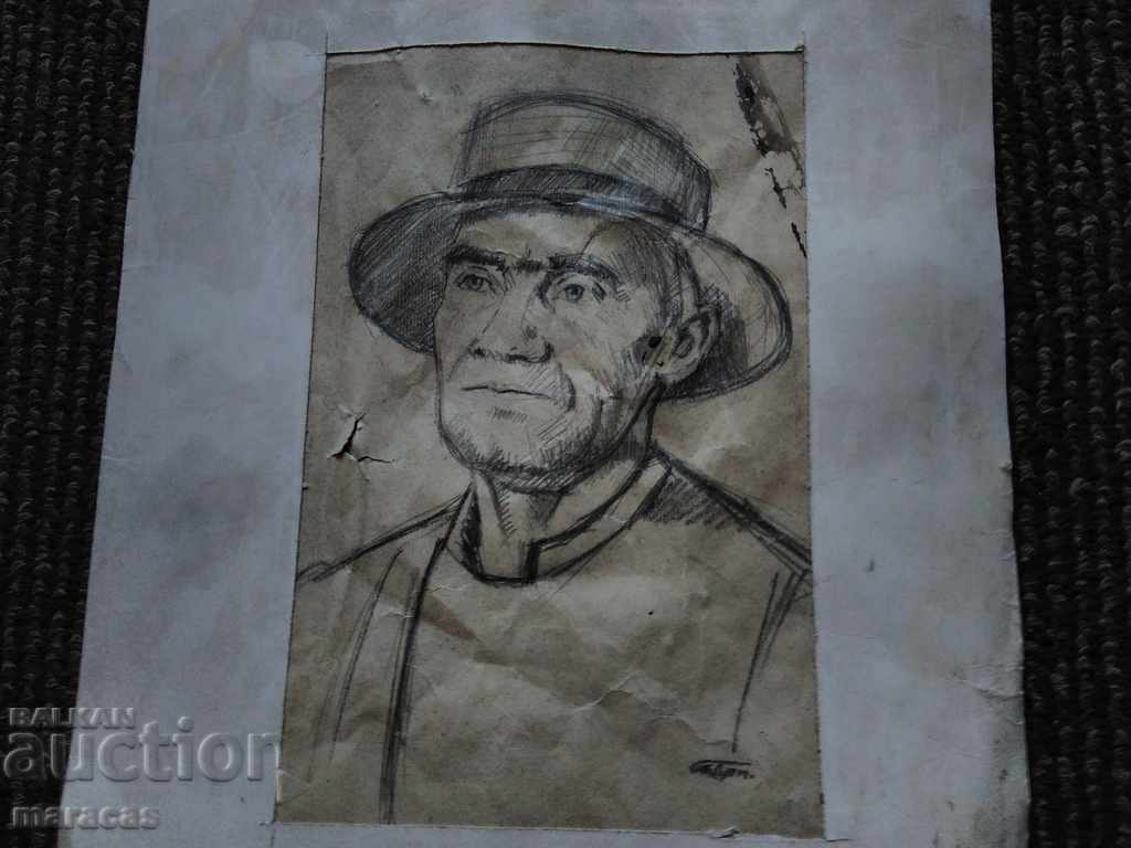 Auction  Original drawings by artist St. Domuschiev