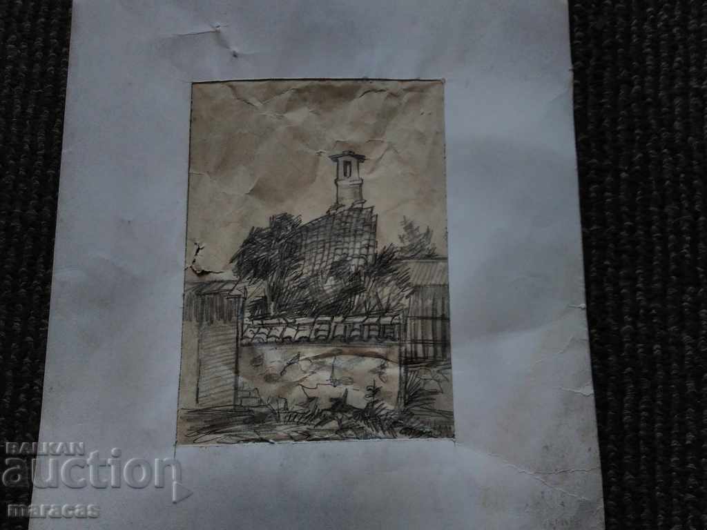 Delivery of Original drawings by artist St. Domuschiev