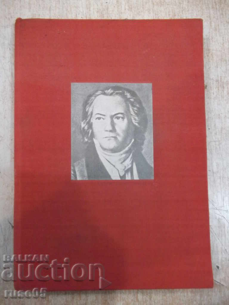 Cartea „Beethoven - Simfonia a noua - Romain Roland” - 182 de pagini.