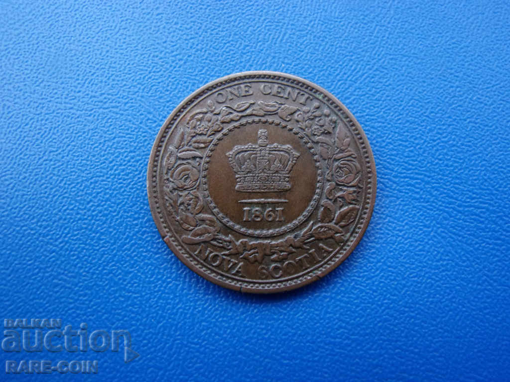 VII (6) Νέα Σκοτία 1 Cent 1861