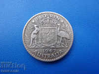 VII (20) Australia 1 Florin 1947