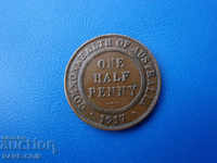 VII (21) Αυστραλία ½ Penny 1917