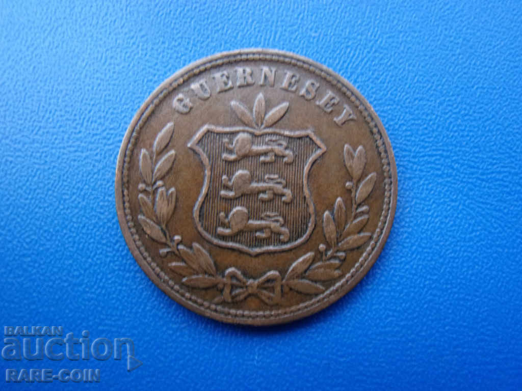 VII (23) Insula Guernsey 8 Double 1864 cu preț € 7.67 | 15.00 BGN VII (23) Insula Guernsey 8 Double 1864 cu preț € 7.67 | 15.00 BGN