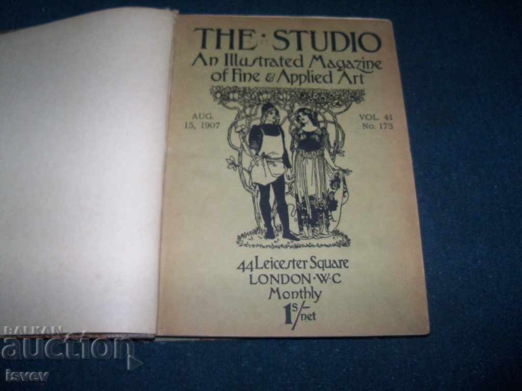 Cinci numere ale revistei de arte plastice The Studio din 1907