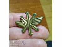 Monogramă RTV Armata Bulgară Forțele Aeriene New Gold
