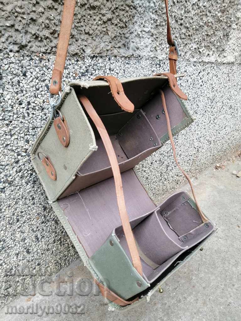 Delivery of Old medical bag World War II, Red Cross Delivery of Old medical bag World War II, Red Cross