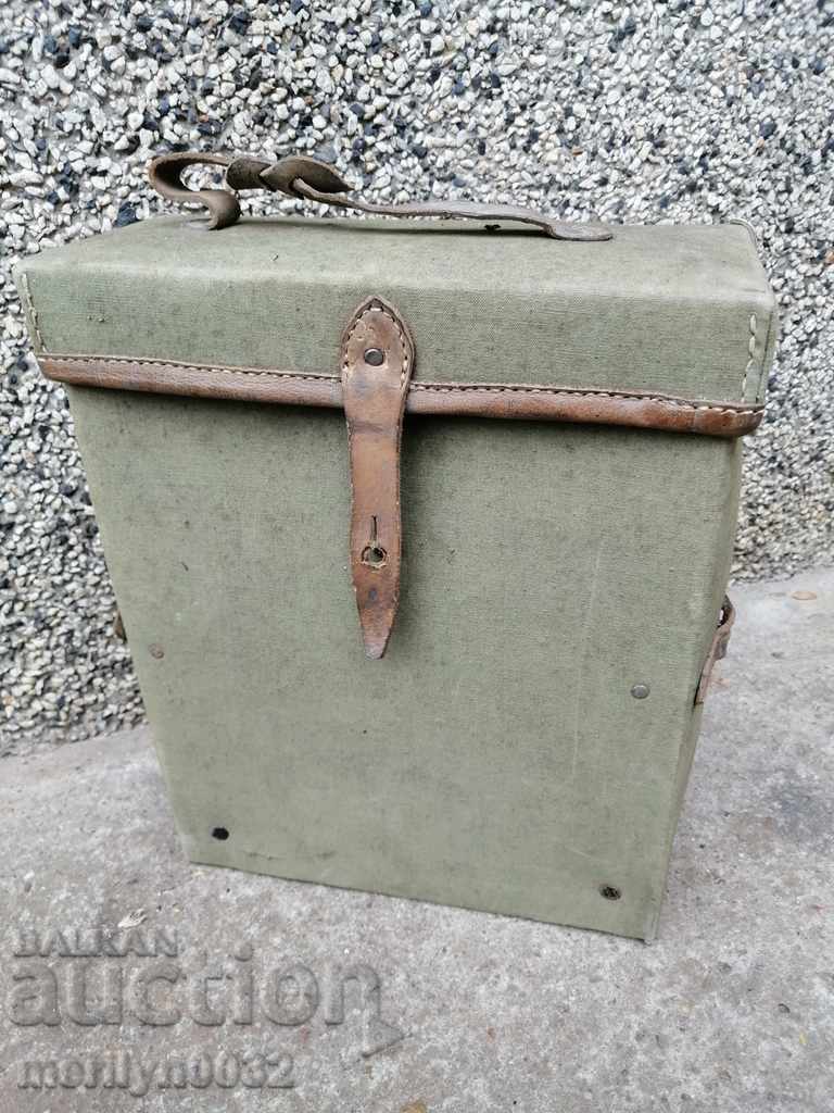 Old medical bag World War II, Red Cross Old medical bag World War II, Red Cross