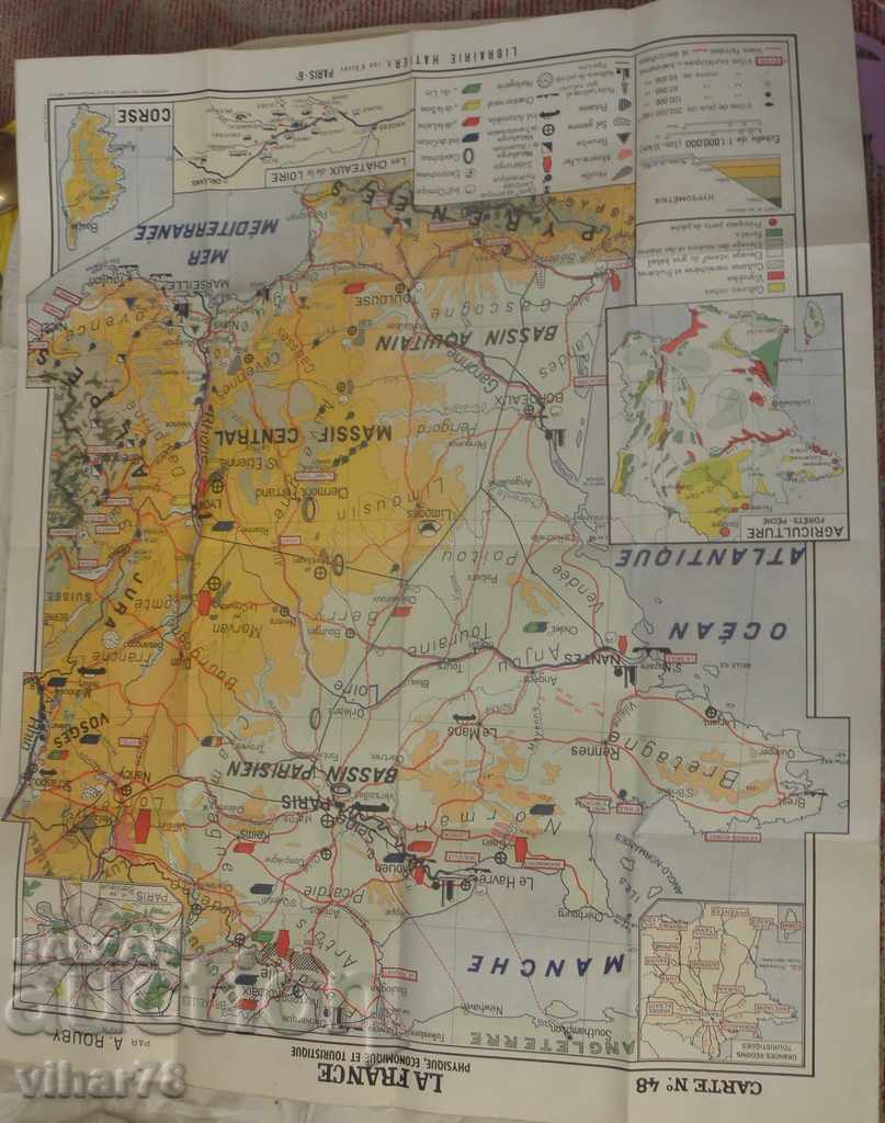 VECHI MARE HARTE DE FRANȚĂ - 5 VECHI MARE HARTE DE FRANȚĂ - 5