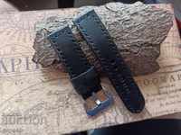 Leather watch strap 24mm Genuine leather 532
