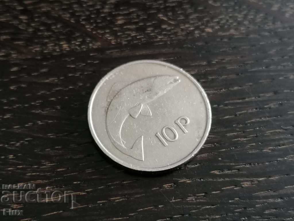 Монета - Ейре - 10 пенса | 1969г.