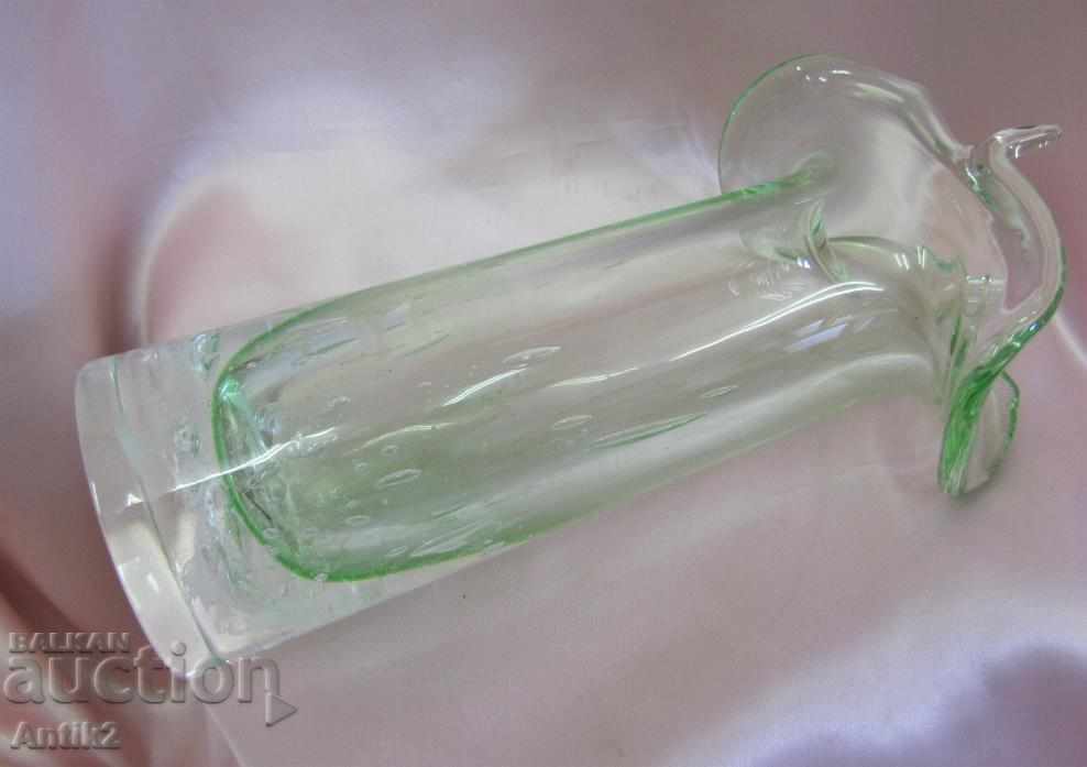 Old Murano Crystal Glass Vase - 6 Old Murano Crystal Glass Vase - 6