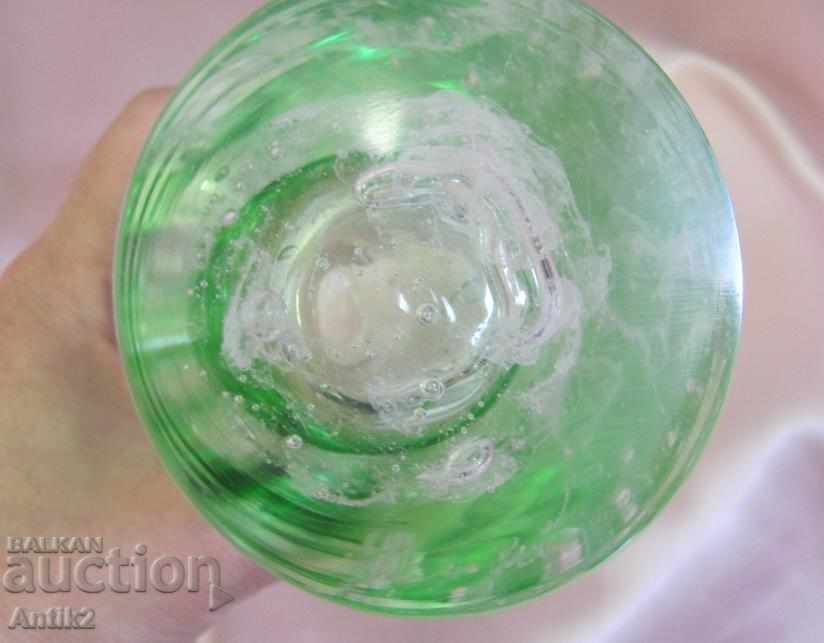 Old Murano Crystal Glass Vase - 7 Old Murano Crystal Glass Vase - 7