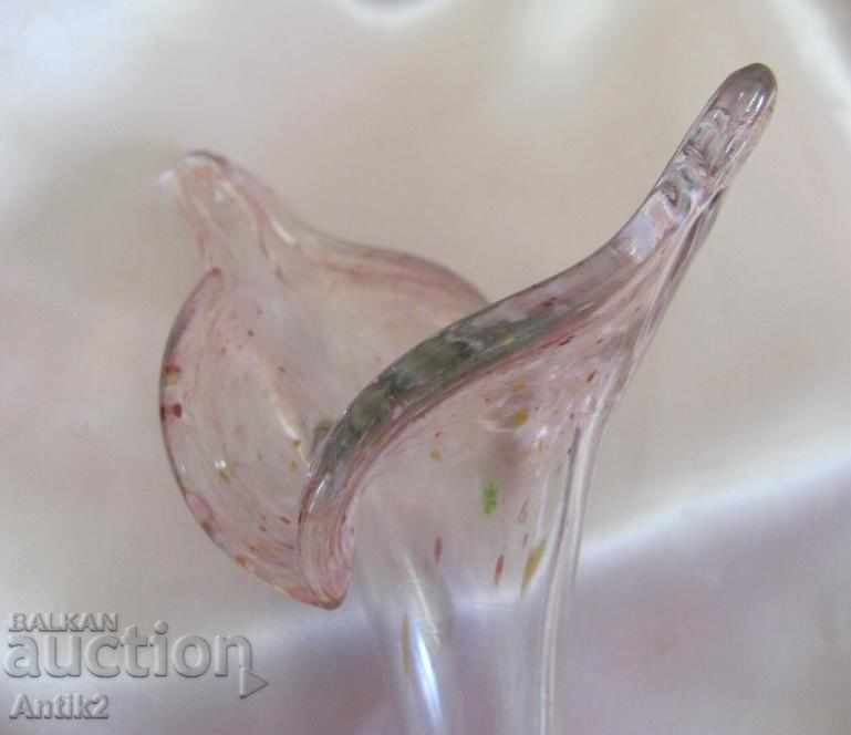 Auction  Old Murano Crystal Glass Vase